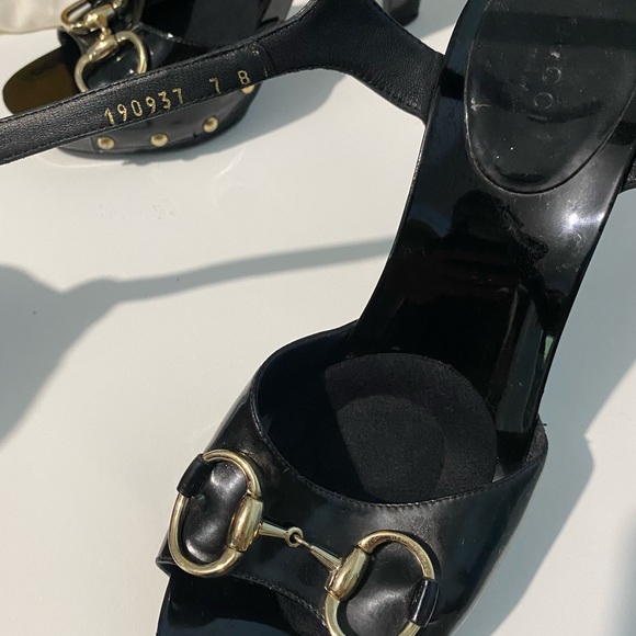Gucci Black 190937 Platforms US 7B - Picture 2 of 9